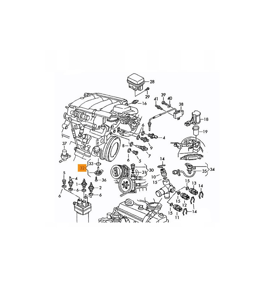 Czujnik poziomu oleju WRC 1J0907660B.