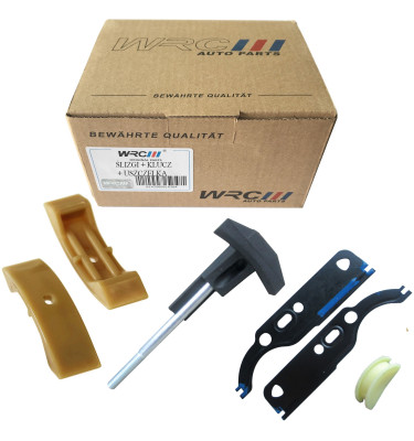 Ślizgi napinacza rozrządu, klucz blokada napinacza rozrządu i uszczelka napinacza