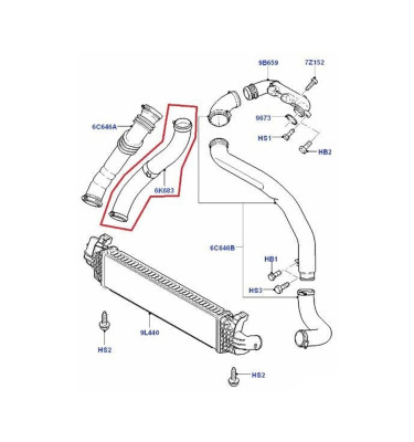 Przewód turbiny WRC 5700031