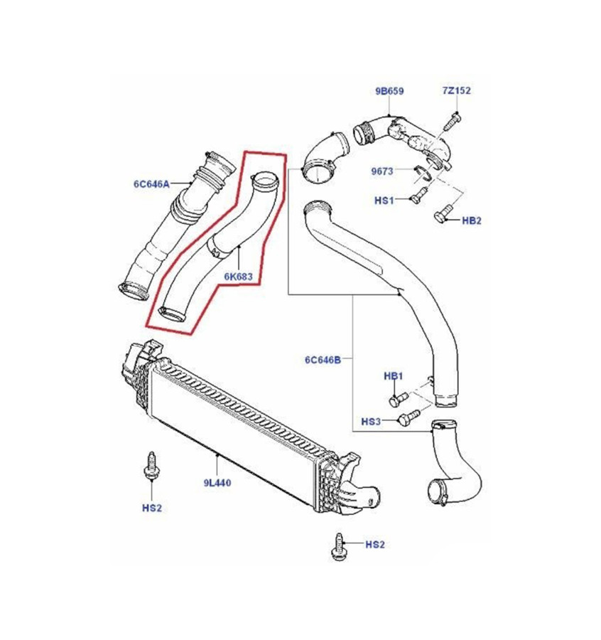 Przewód turbiny WRC 5700031