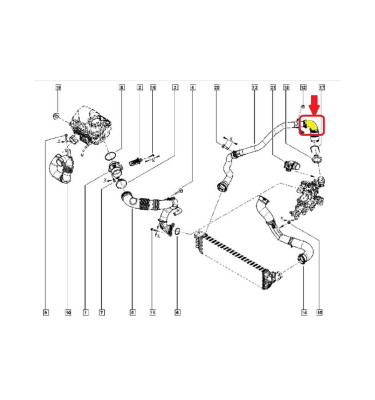 Przewód turbiny WRC 5700005
