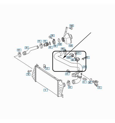Przewód turbiny WRC 5700014