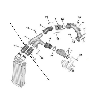 Przewód turbiny WRC 5700015
