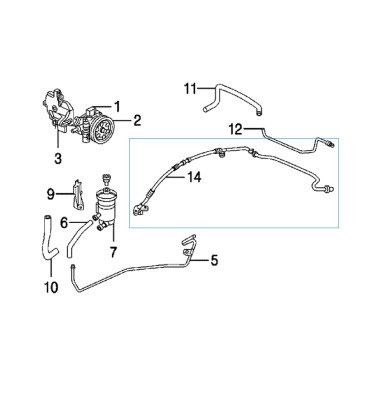 Przewód układu wspomagania WRC 5720033