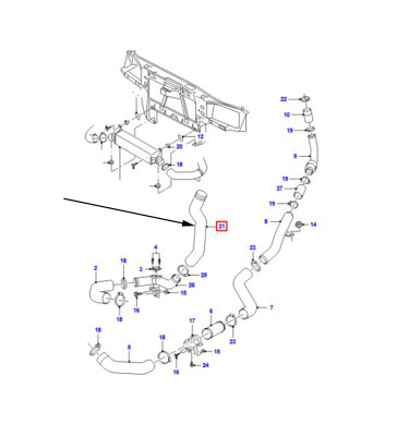 Przewód turbiny WRC 5700004