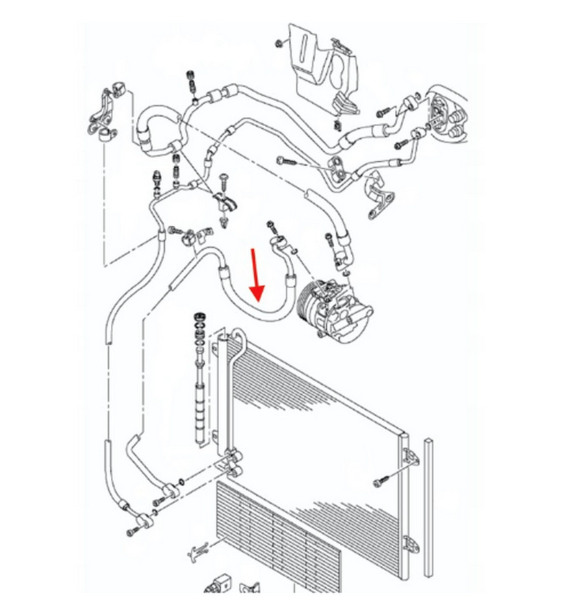 Przewód klimatyzacji WRC 5780002