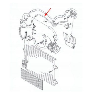 Przewód klimatyzacji WRC 5780003