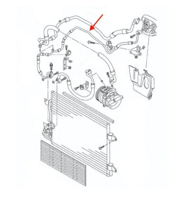 Przewód klimatyzacji WRC 5780004