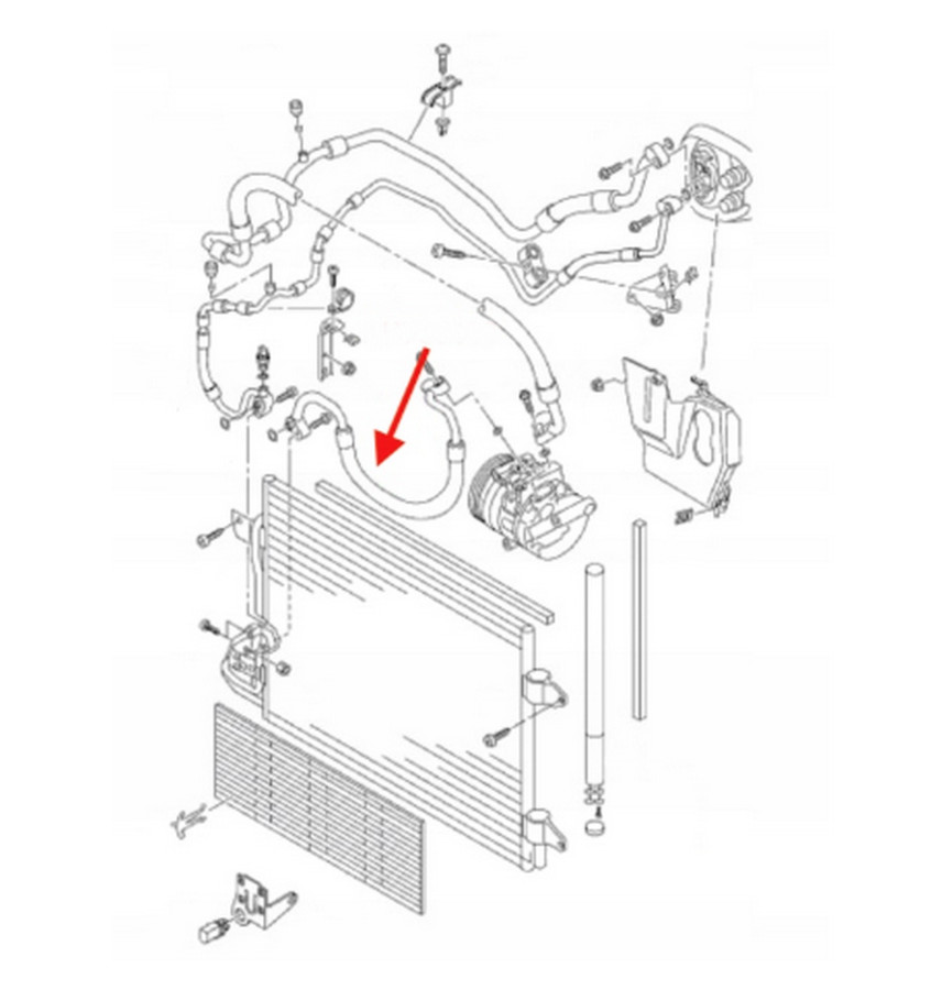 Przewód klimatyzacji WRC 5780005