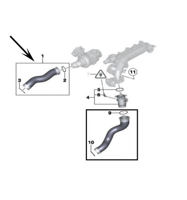 Przewód intercoolera WRC 5700033