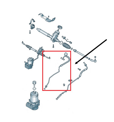 Przewód układu wspomagania WRC 5720039