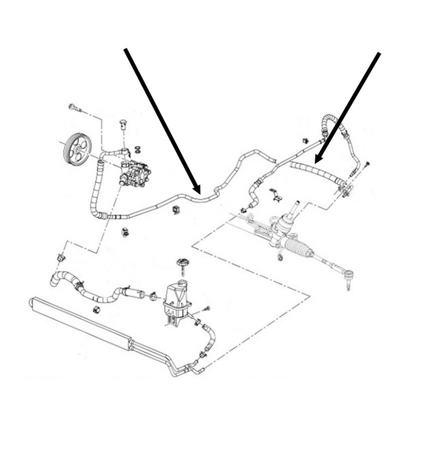 Przewód układu wspomagania WRC 5700036