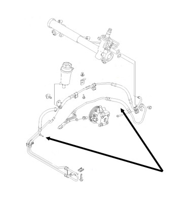Przewód układu wspomagania WRC 5720037
