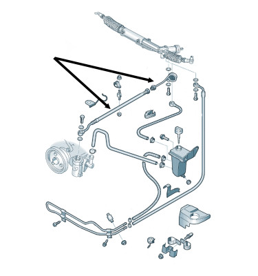 Przewód układu wspomagania WRC 5720032