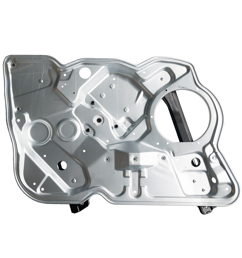 Podnośnik szyby lewy przód elektryczny 4 drzwi WRC 65BL091  z blachą