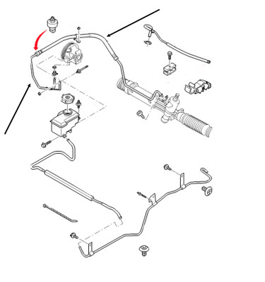 Przewód układu wspomagania WRC 5720014