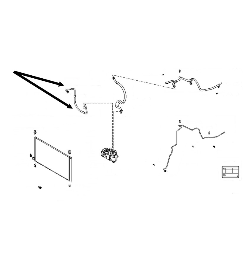 Przewód klimatyzacji WRC 5780021