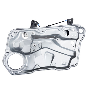 Podnośnik szyby prawy przód elektryczny 4 drzwi WRC 65BL094 z blachą