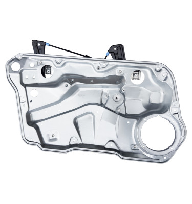 Podnośnik szyby lewy przód elektryczny 4 drzwi WRC 65BL093 z blachą