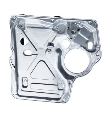 Podnośnik szyby lewy przód elektryczny WRC 65BL099 z blachą