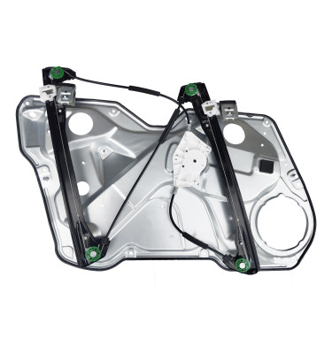 Podnośnik szyby prawy przód elektryczny 4 drzwi WRC 65BL102 z blachą