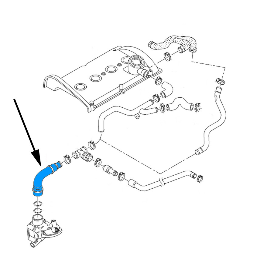 Przewód odmy silnika WRC 5700048