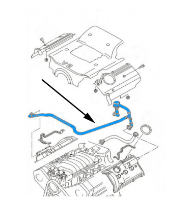 Przewód odmy silnika WRC 5700050