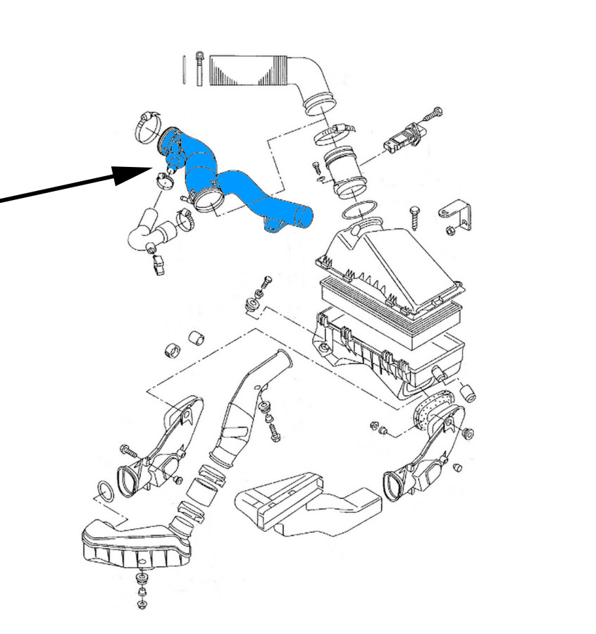 Przewód filtra powietrza WRC 5700051