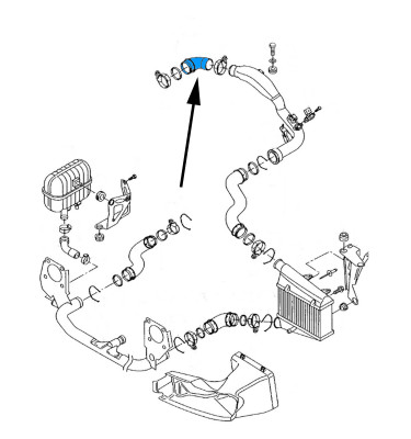 Przewód intercoolera WRC 5700052