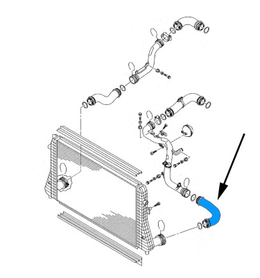 Przewód intercoolera WRC 5700053