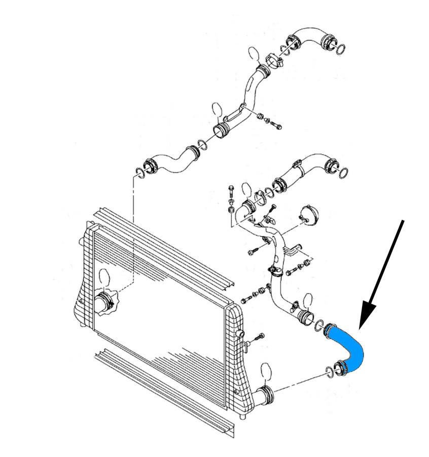 Przewód intercoolera WRC 5700053
