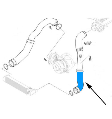 Przewód intercoolera WRC 5700058