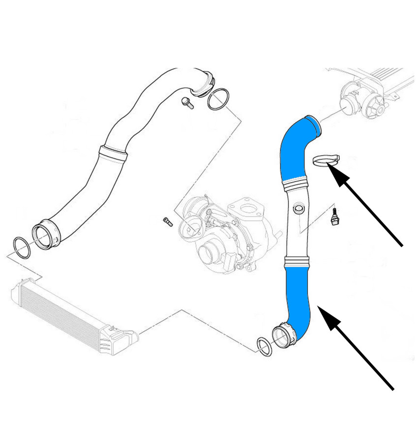 Przewody intercoolera WRC 5700060