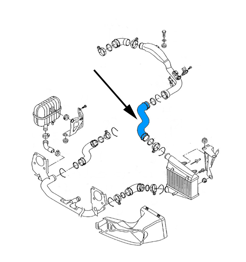 Przewód intercoolera WRC 5700063