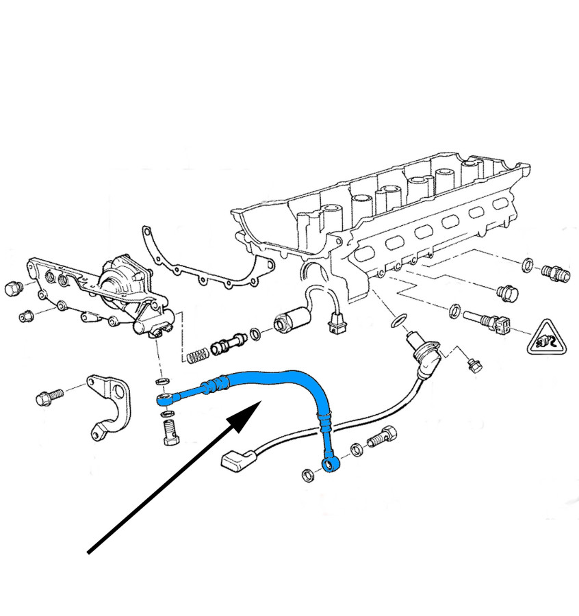 Przewód olejowy wanos WRC 5710001