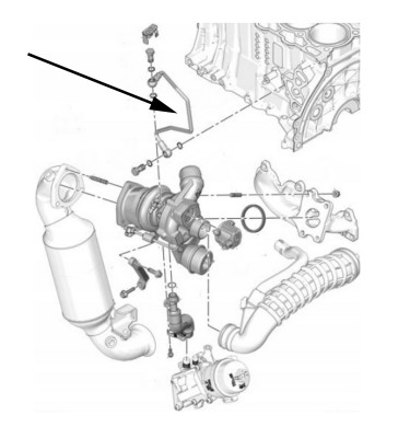 Przewód oleju turbiny WRC 5730043