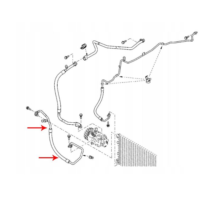 Przewód klimatyzacji WRC 5780008