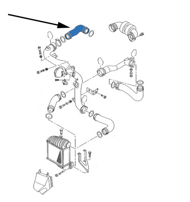 Przewód intercoolera WRC 5700072