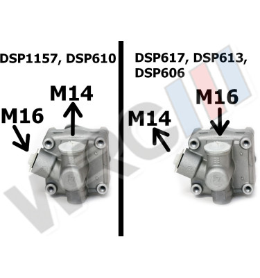 Pompa wspomagania układu kierowniczego WRC DSP1157